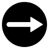 Free Black Circle Right Arrow Vector Icon