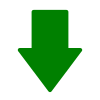 Free Green Down Arrow Vector Icon
