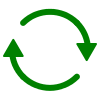 Free Green Vector Refresh Icon