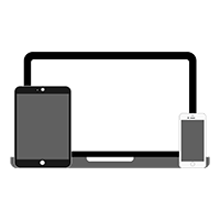 Free Laptop, iPad and iPhone Vector Icon